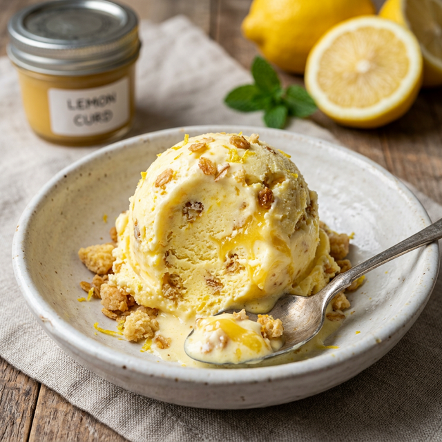 Lemon Curd Crisp