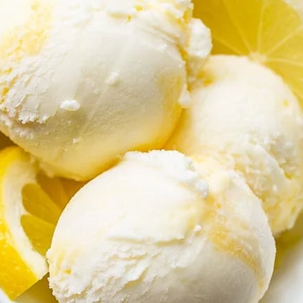 Zitronensorbet